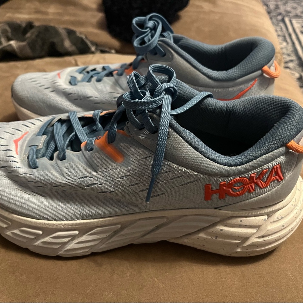 Hoka womens Shoes in Blue and Orange